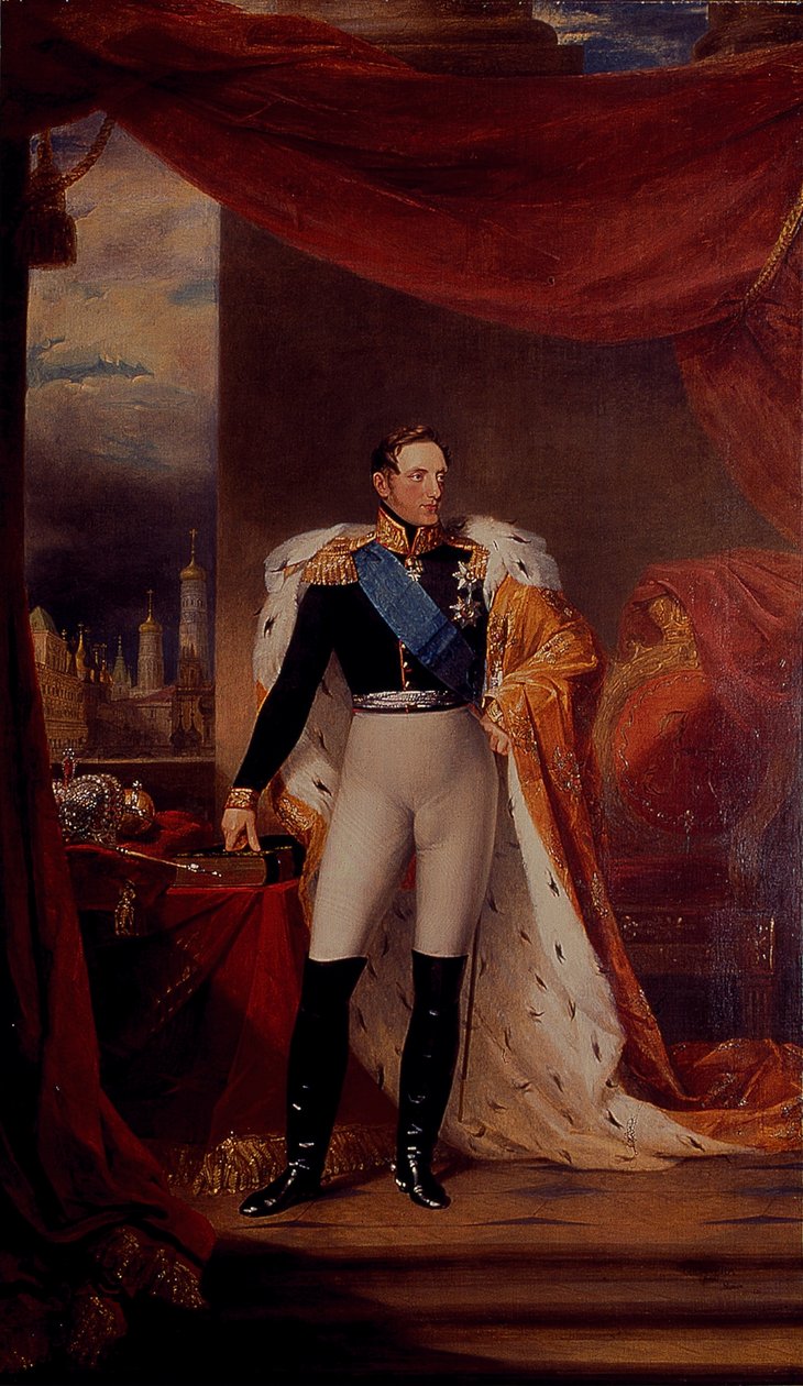 Portrait du tsar Nicolas Ier de Russie - George Dawe