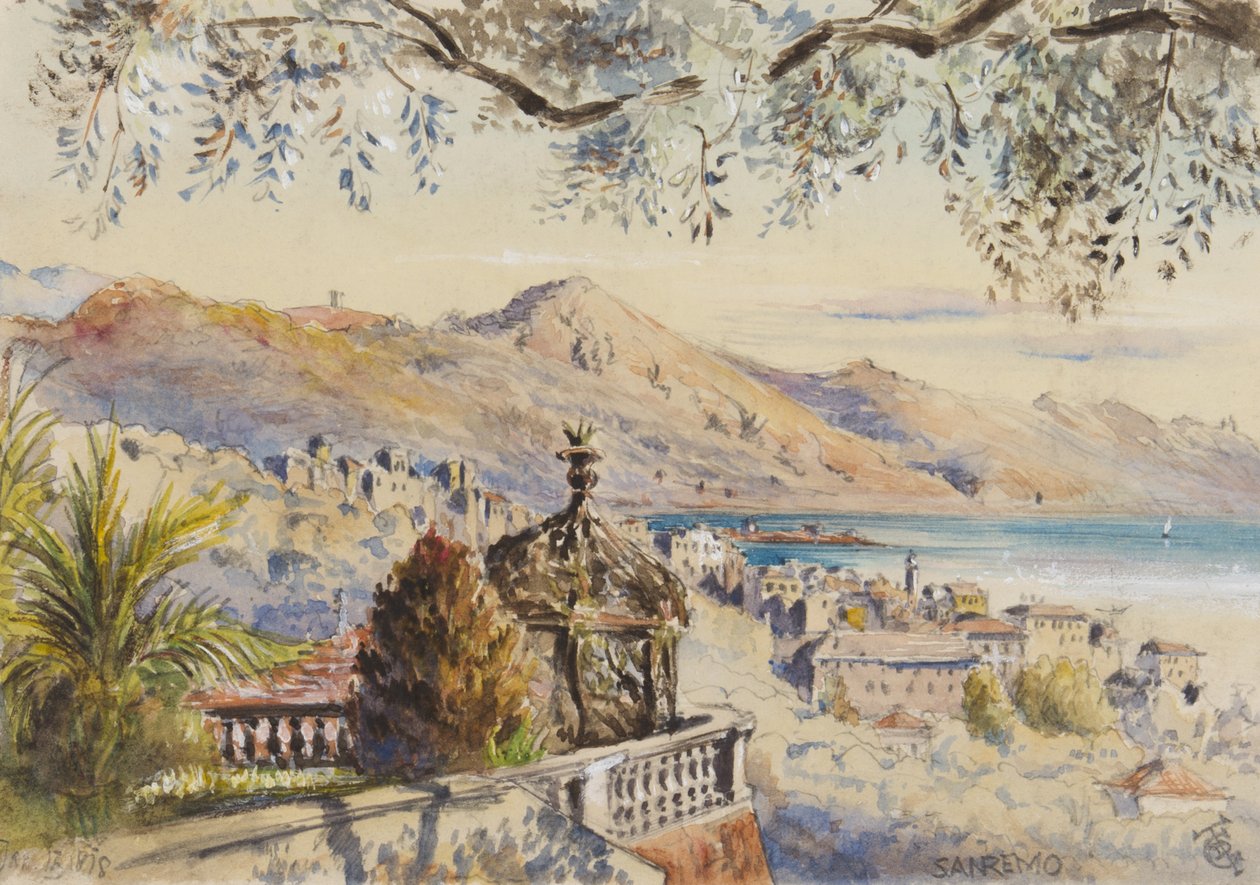San Remo, 12 janvier 1878 - George Douglas Tinling