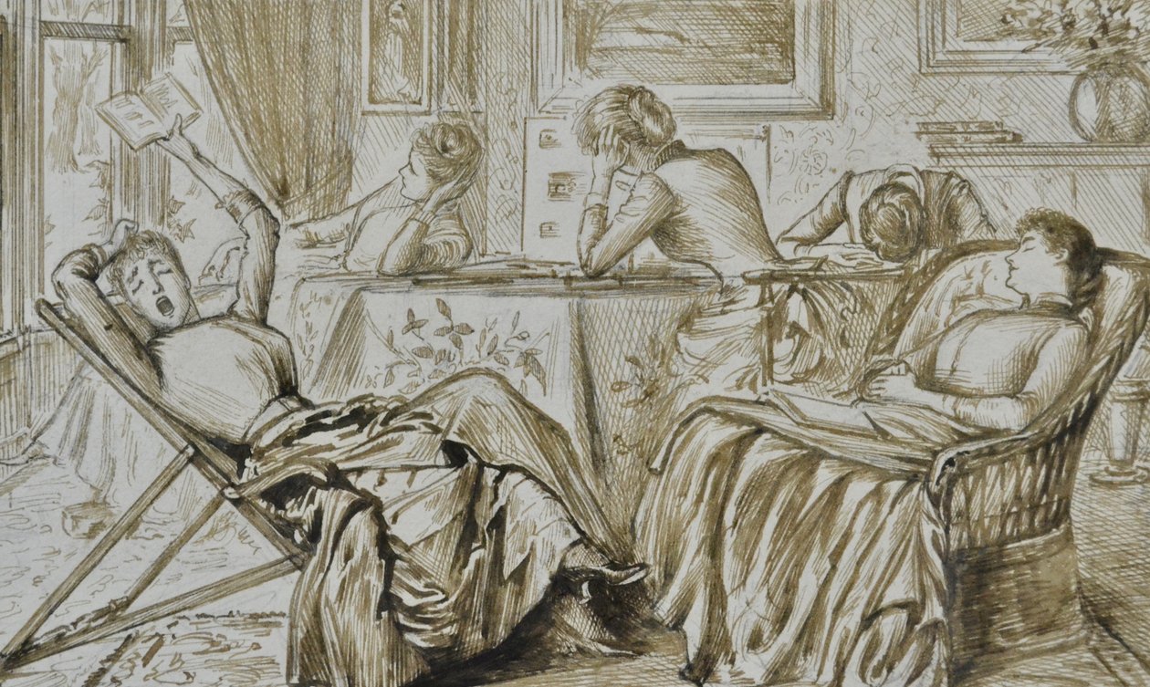 Ennui, vers 1880-90 - George du Maurier