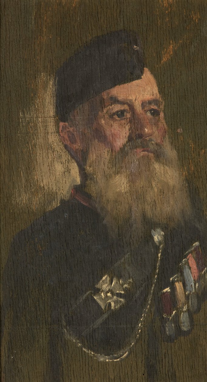 Portrait de J. Fisher, Brigade des fusiliers, vers 1920