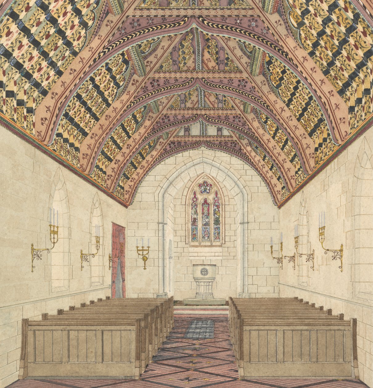 Perspective pour un intérieur d