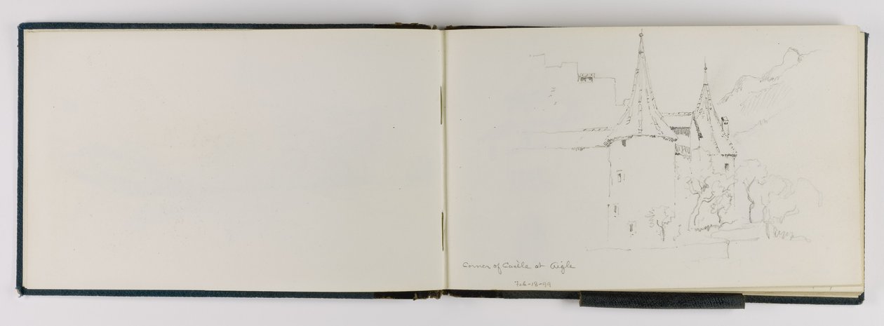 (Carnet de croquis) Coin du château d