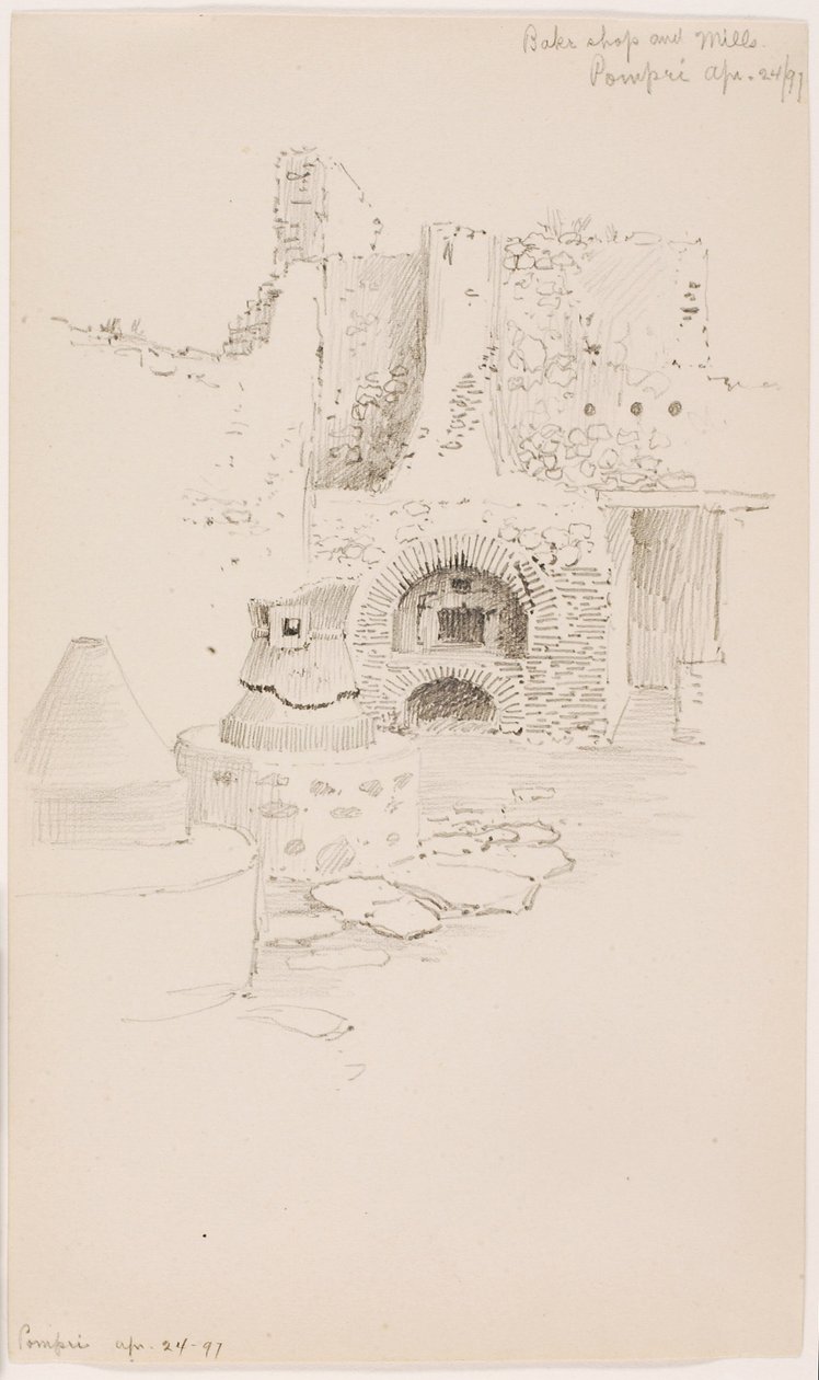 Boulangerie et moulins, Pompei - George Elbert Burr