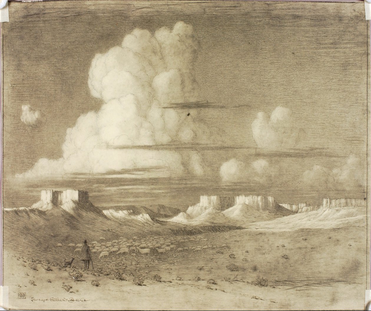 Soirée, région des Navajos, Arizona - George Elbert Burr