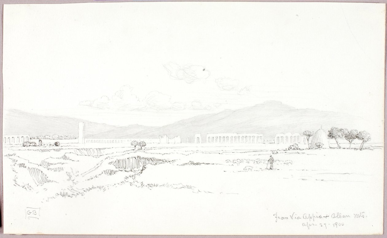 De la Via Appia et des Monts Alban - George Elbert Burr
