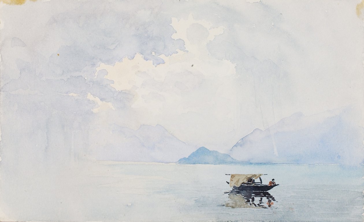 Pluie, Bellagio - George Elbert Burr