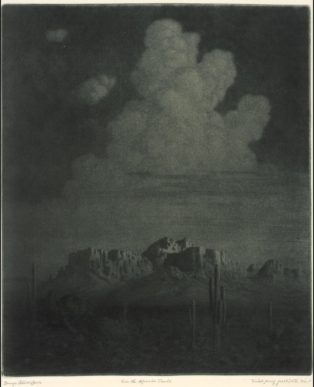 Superstition Mountain, Apache Trail, Arizona, à droite [n° 2] - George Elbert Burr