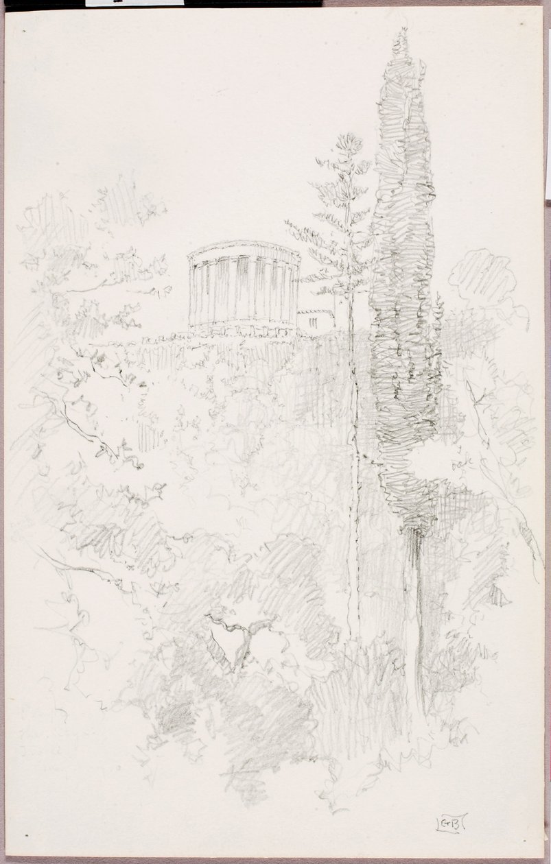 Temple de la Sibylle, Tivoli - George Elbert Burr