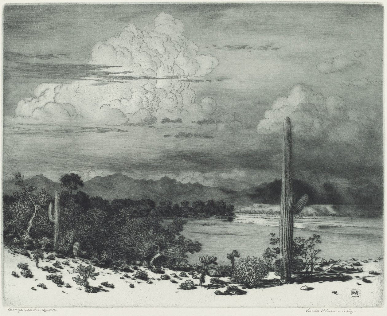 Rivière Verde, Arizona - George Elbert Burr