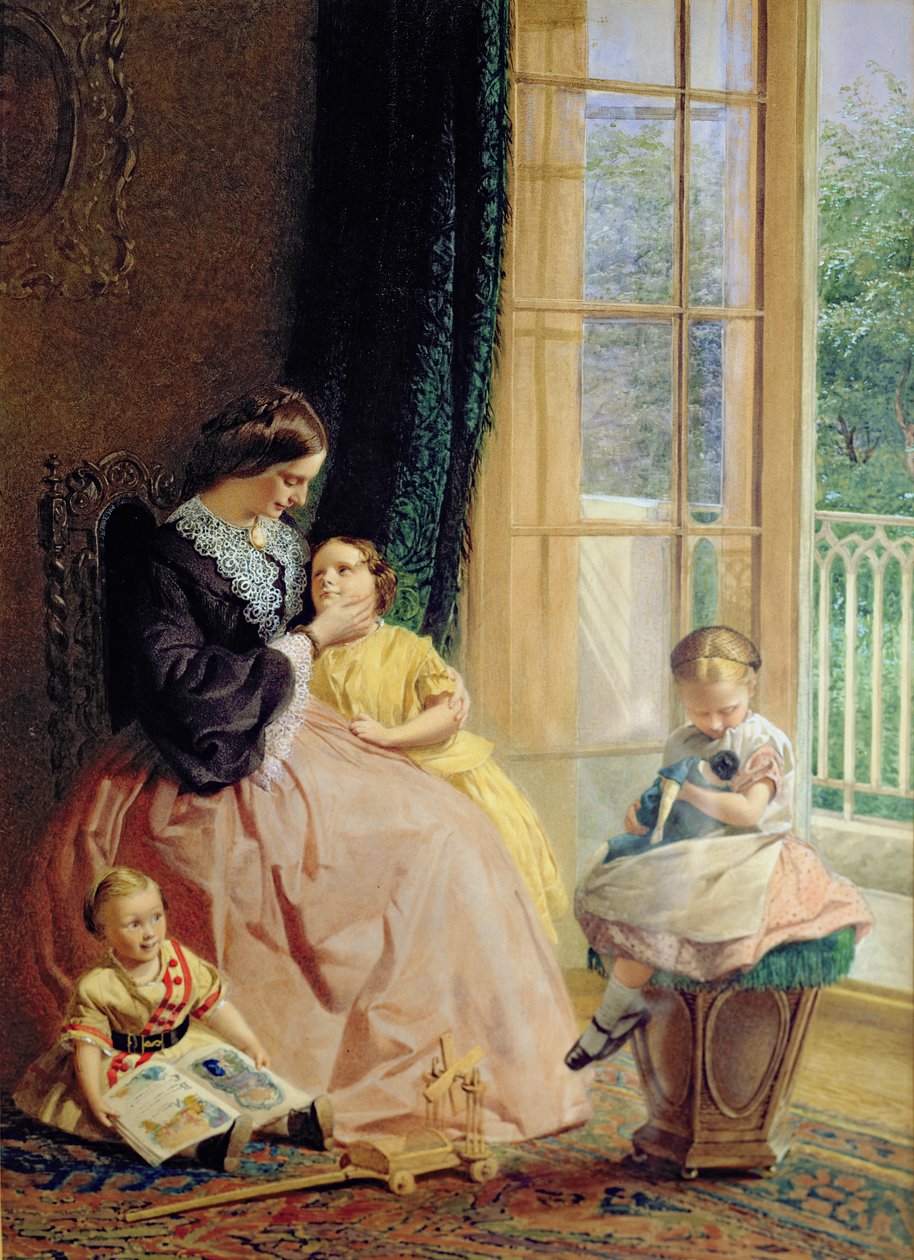Mme Hicks, Mary, Rosa et Elgar - George Elgar Hicks