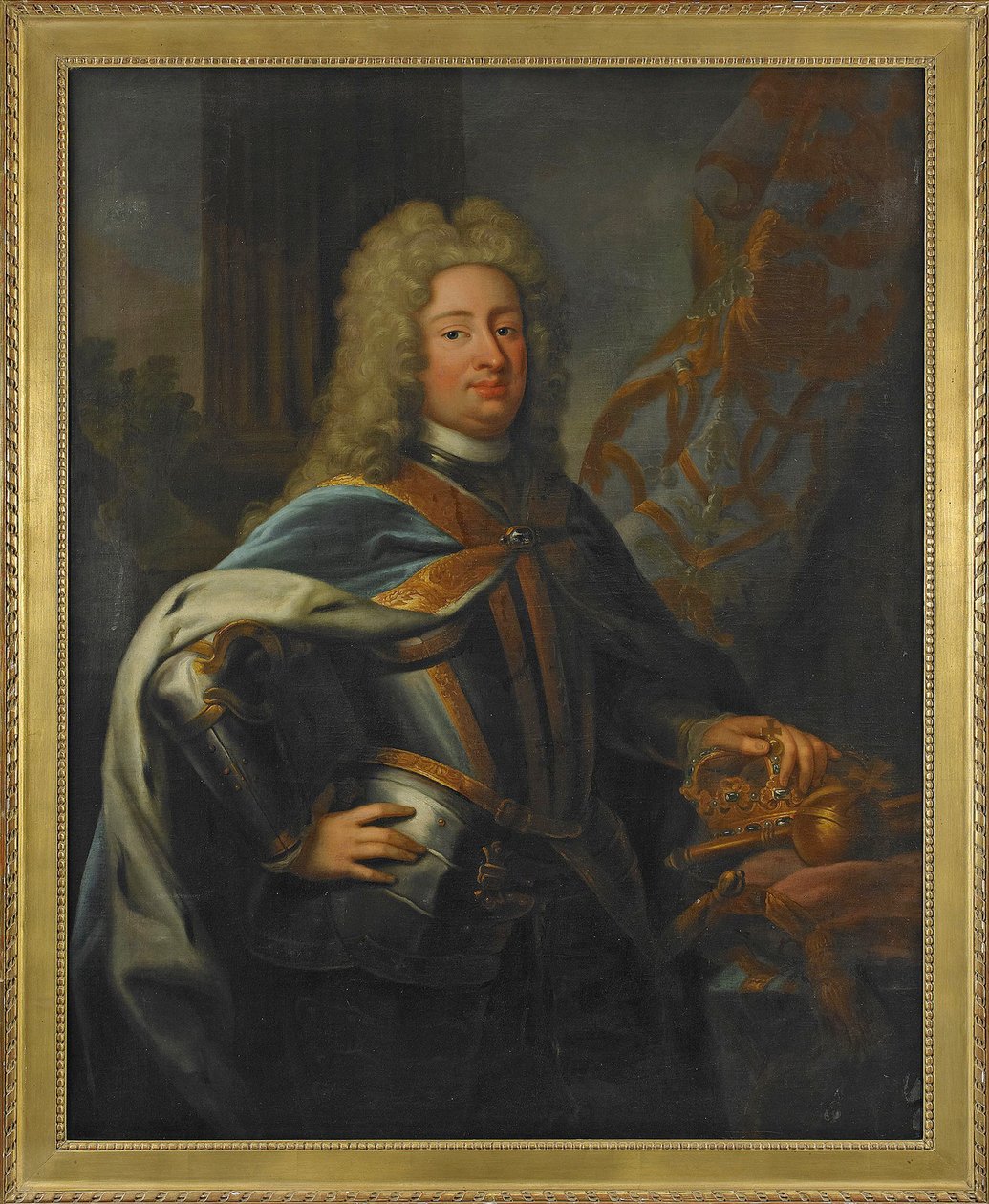 Portrait de Frederic I, roi de Suede et prince de Finlande - George Engelhardt Schroeder