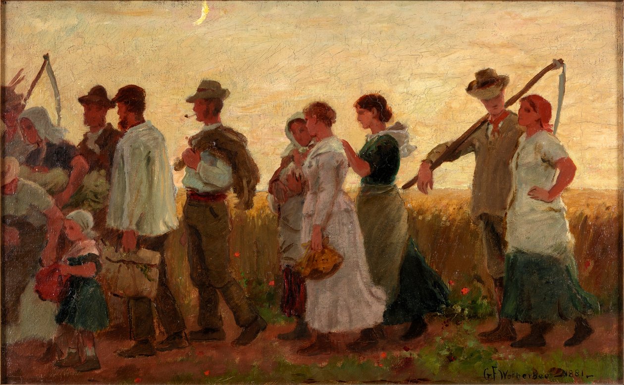 La Lune des Moissons, 1881 - George Faulkner Wetherbee