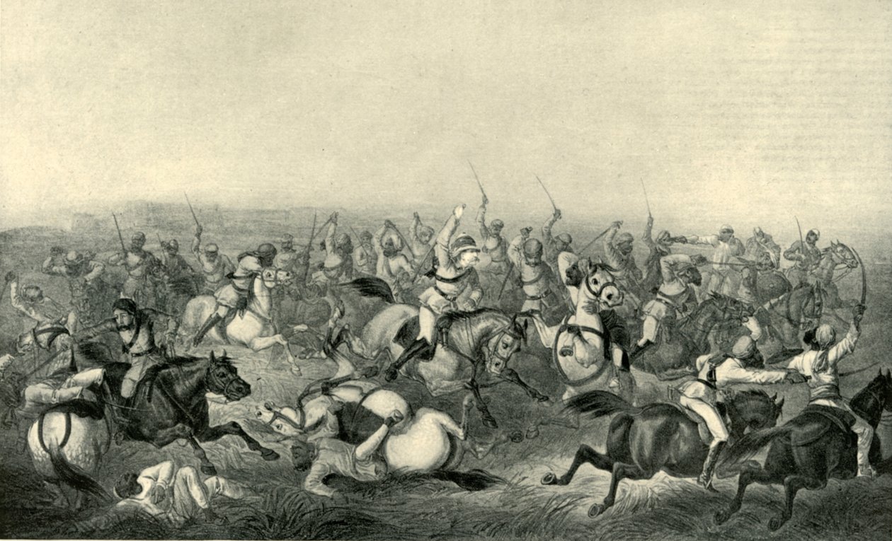 Charge de la cavalerie de Hodson à Rhotuck, 1857, 1901 - George Francklin Atkinson