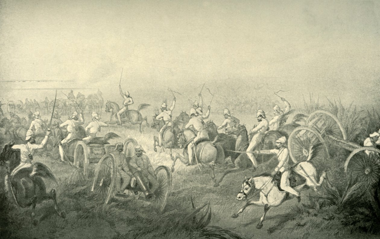 Artillerie à cheval indienne entrant en action - George Francklin Atkinson