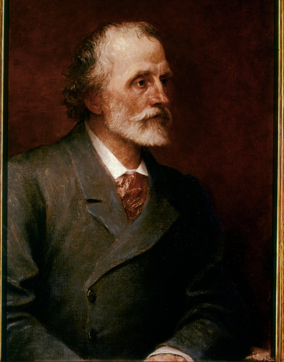 George MEREDITH, Portrait 1893 (oil on canvas) - George Frederic Watts