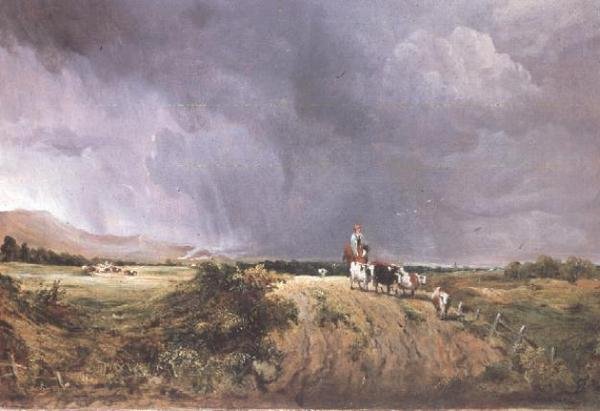 Paysage avec vaches - George Frederic Watts