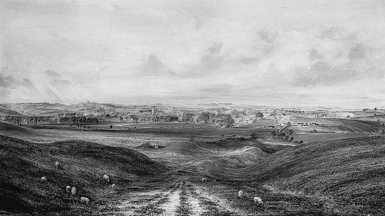 Une vue étendue de Winchester - George Frederick Prosser