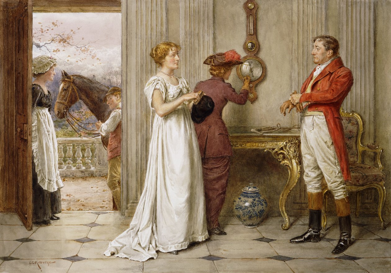 Un vent du sud et un ciel nuageux - George Goodwin Kilburne