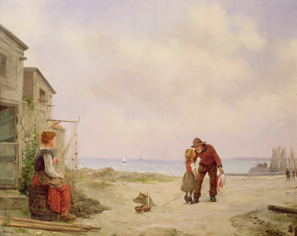 Le retour du pêcheur - George Haquette