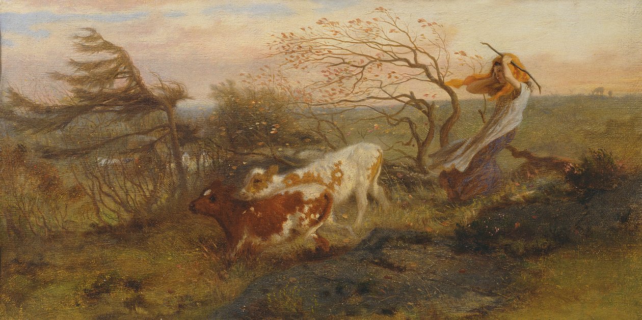 Le Vent sur la Lande, 1862 - George Hemming Mason