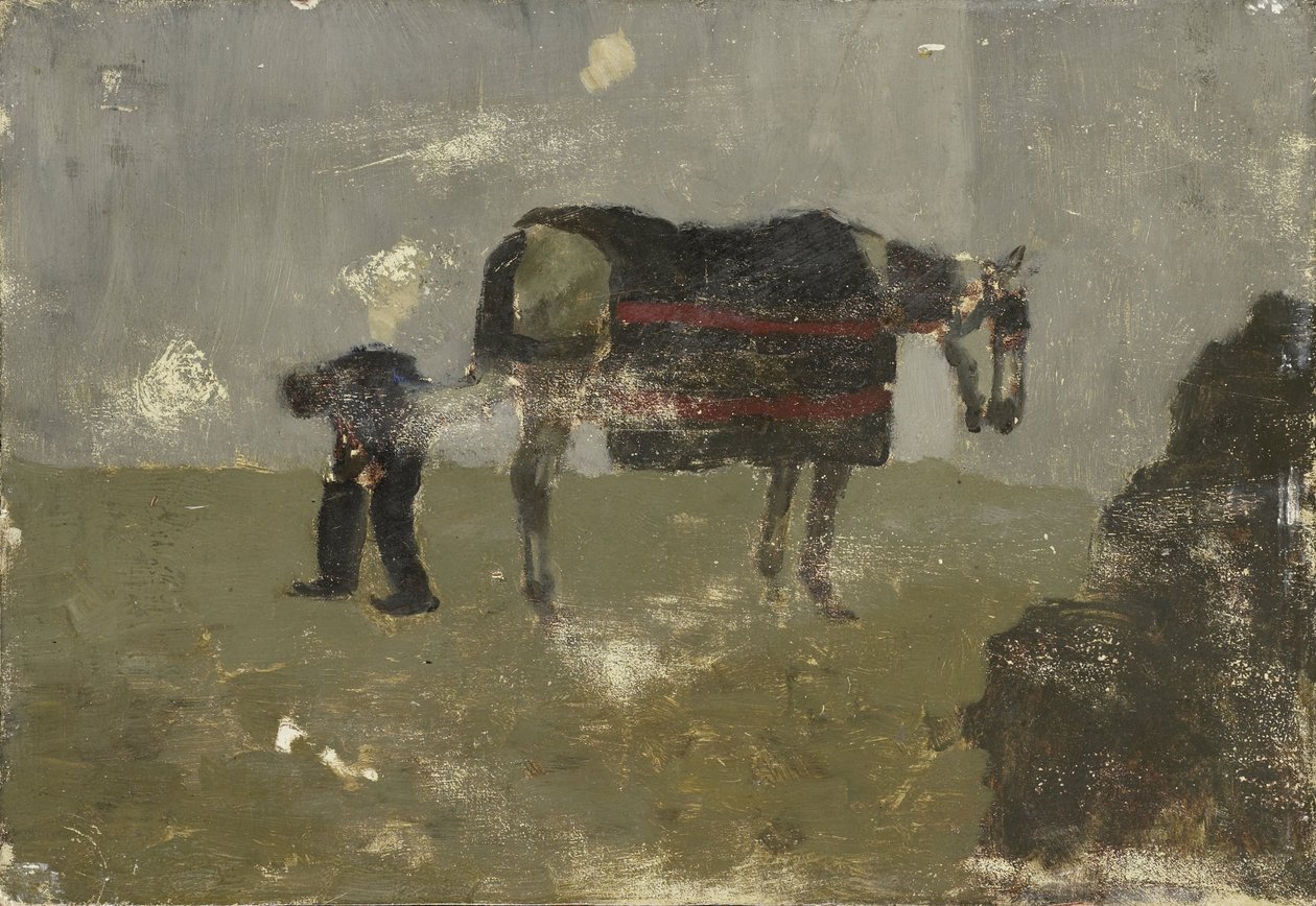 Forgeron avec un gris - George Hendrik Breitner