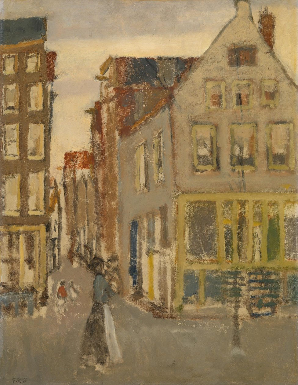 Le canal Lauriergracht, près de la deuxième Laurierdwarsstraat - George Hendrik Breitner