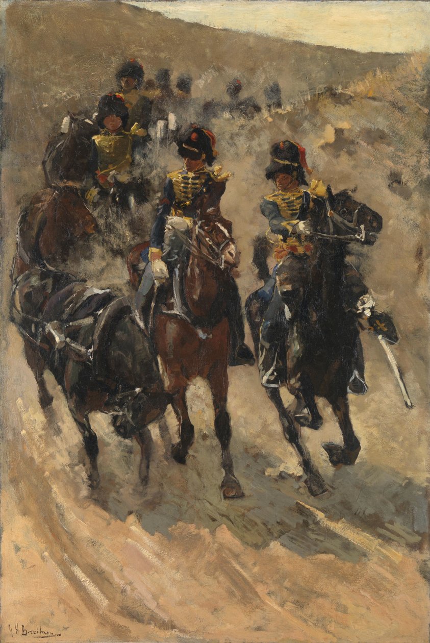 Les cavaliers jaunes - George Hendrik Breitner
