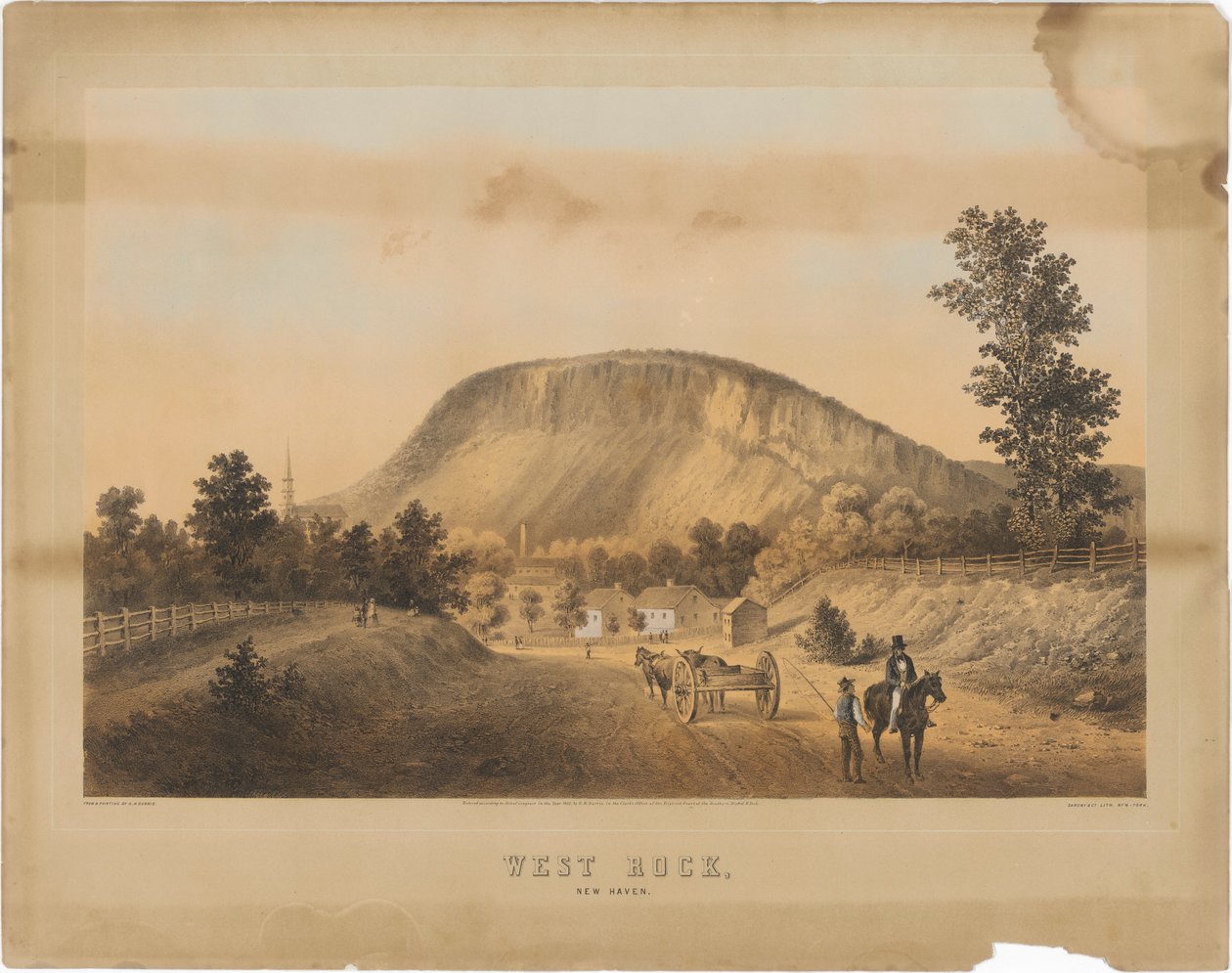 West Rock, New Haven - George Henry Durrie