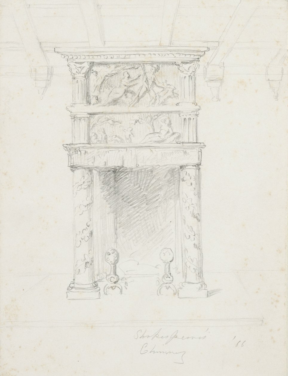 Cheminée de Shakespeare, 1866 - George Henry Hall