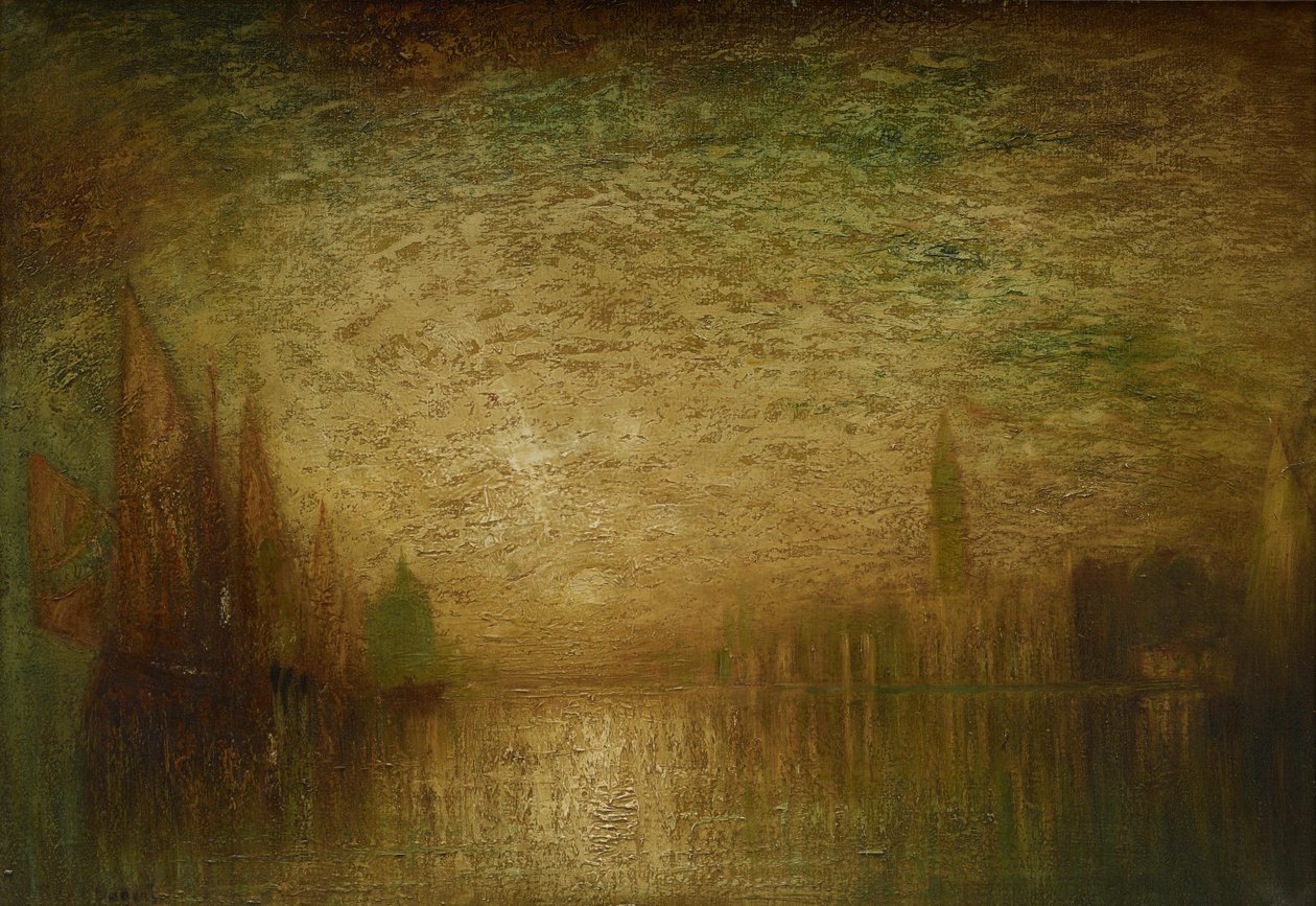 Coucher de soleil vénitien, c.1900-19 - George Hirst Bogert