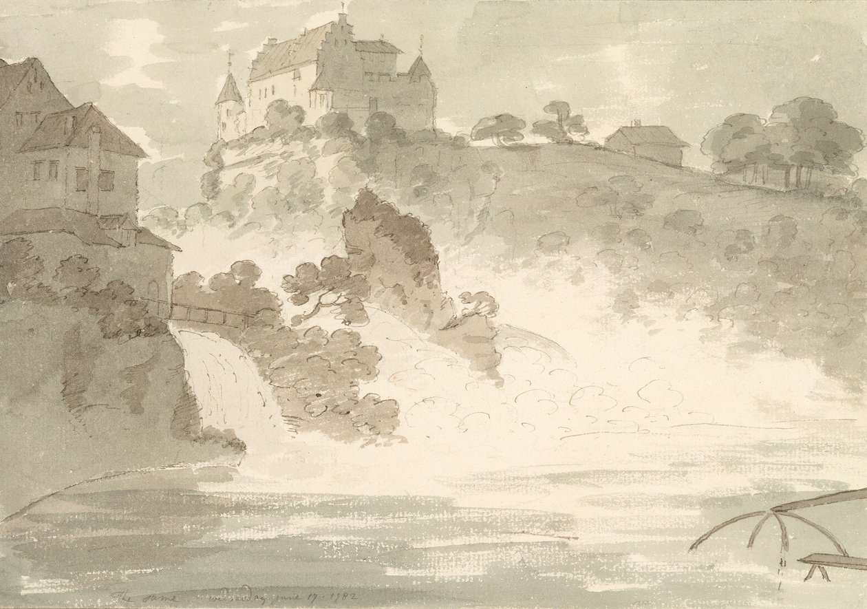 Chutes de Schauffhausen, 1782 - George Howland Beaumont