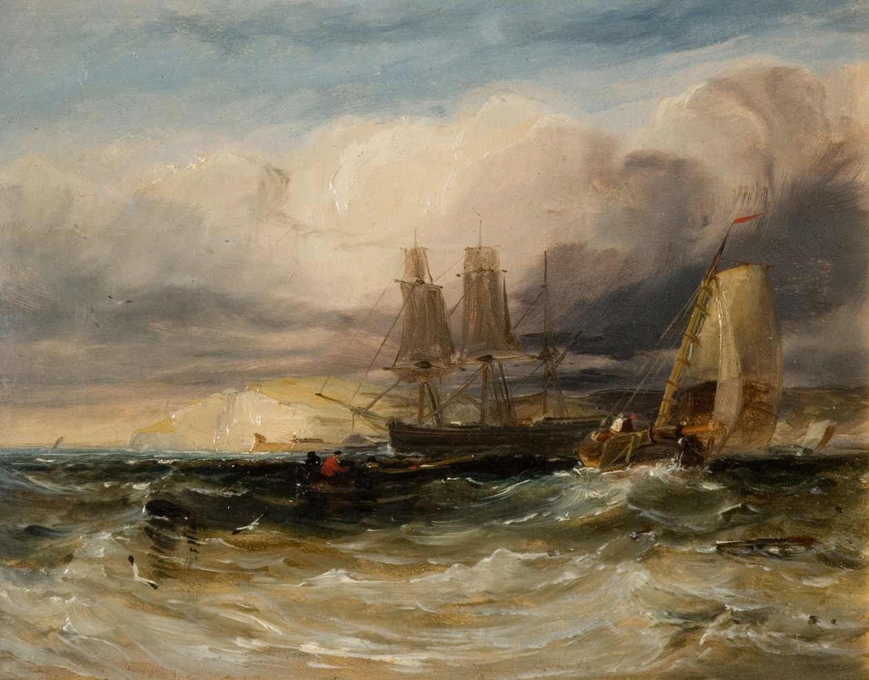 Sur la Tamise - Fort de Tilbury - George Hyde Chambers