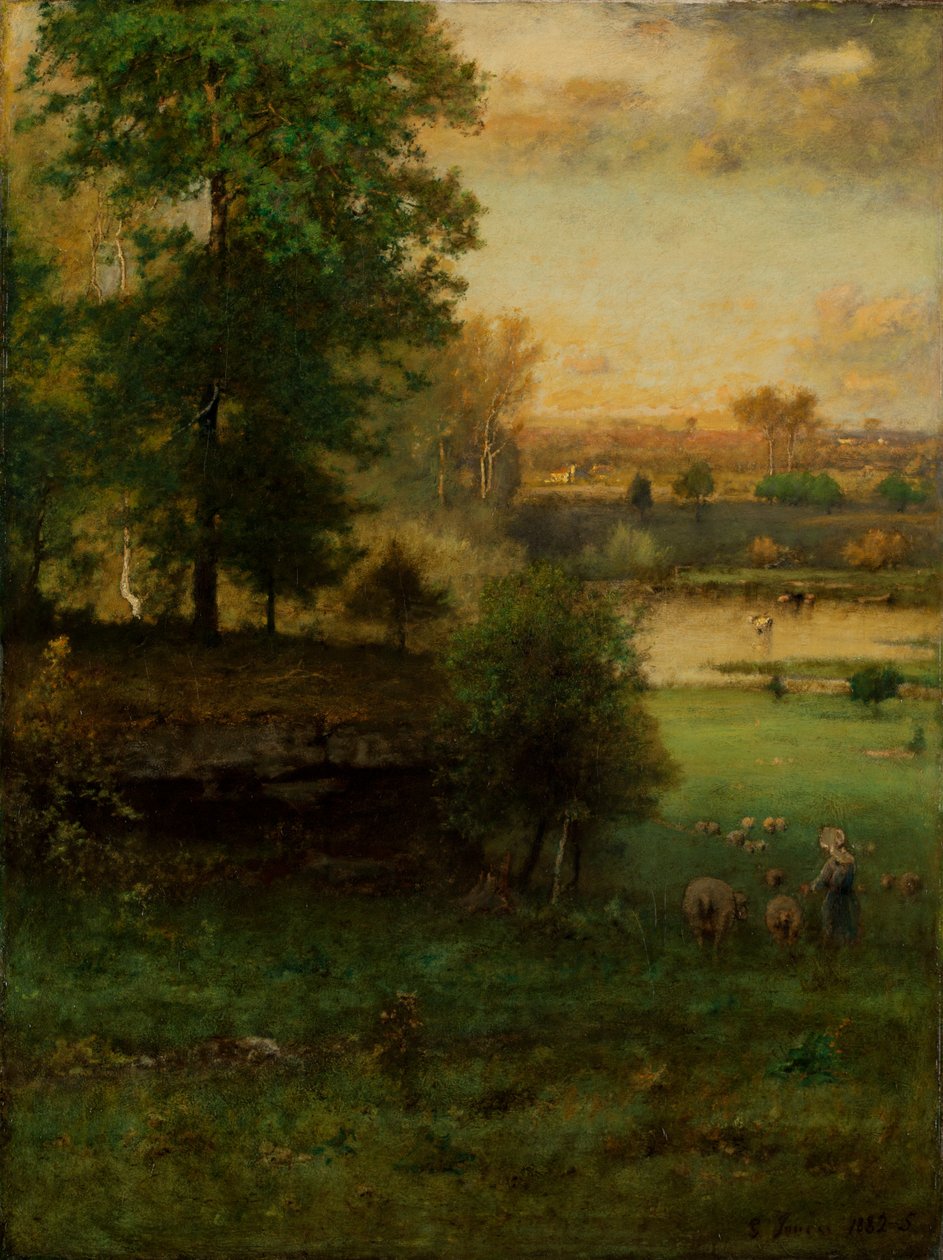Scène à Durham, une idylle - George Inness