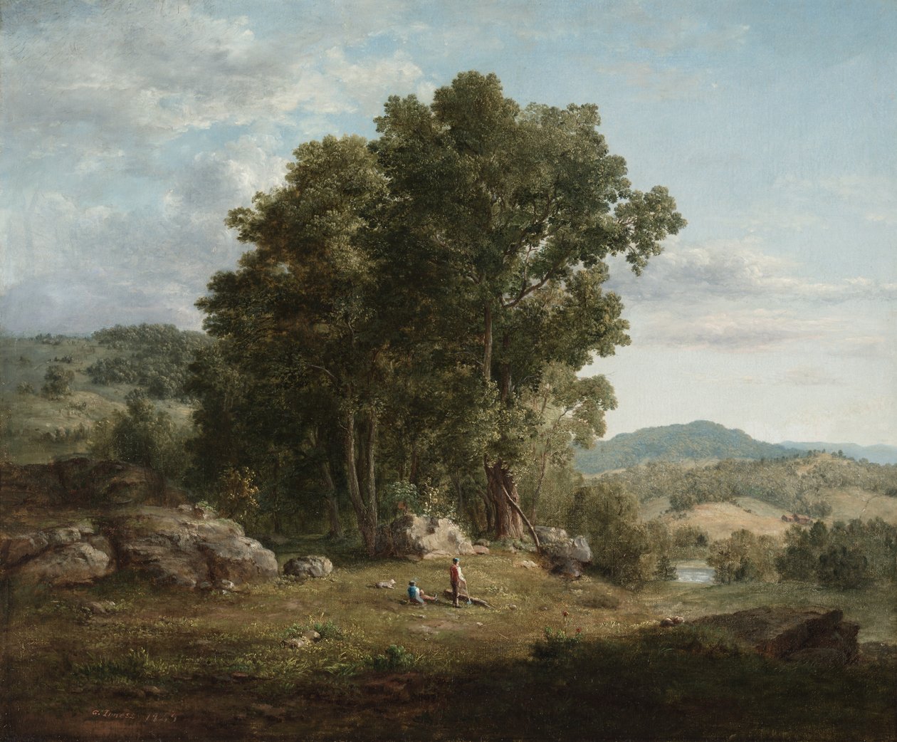 Le bûcheron, 1849 - George Inness