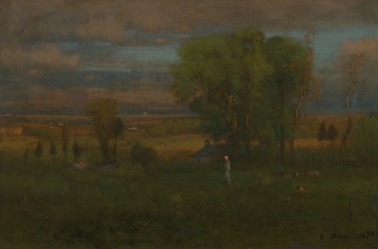 Crépuscule en Italie - George Inness