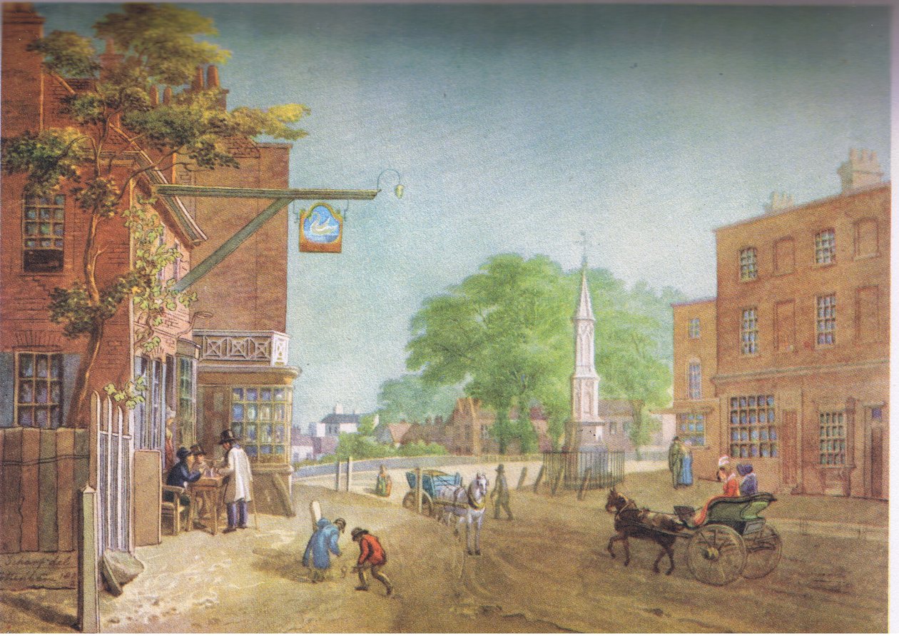 Village de Tottenham en 1822 - George Junior Scharf