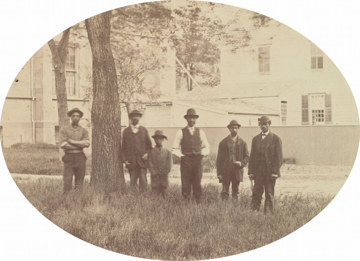 Portrait de groupe [verso], vers 1862-1864 - George K Warren