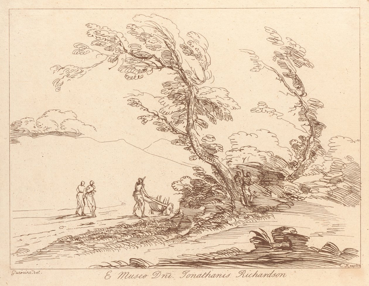 Sans titre : Paysage - George Knapton