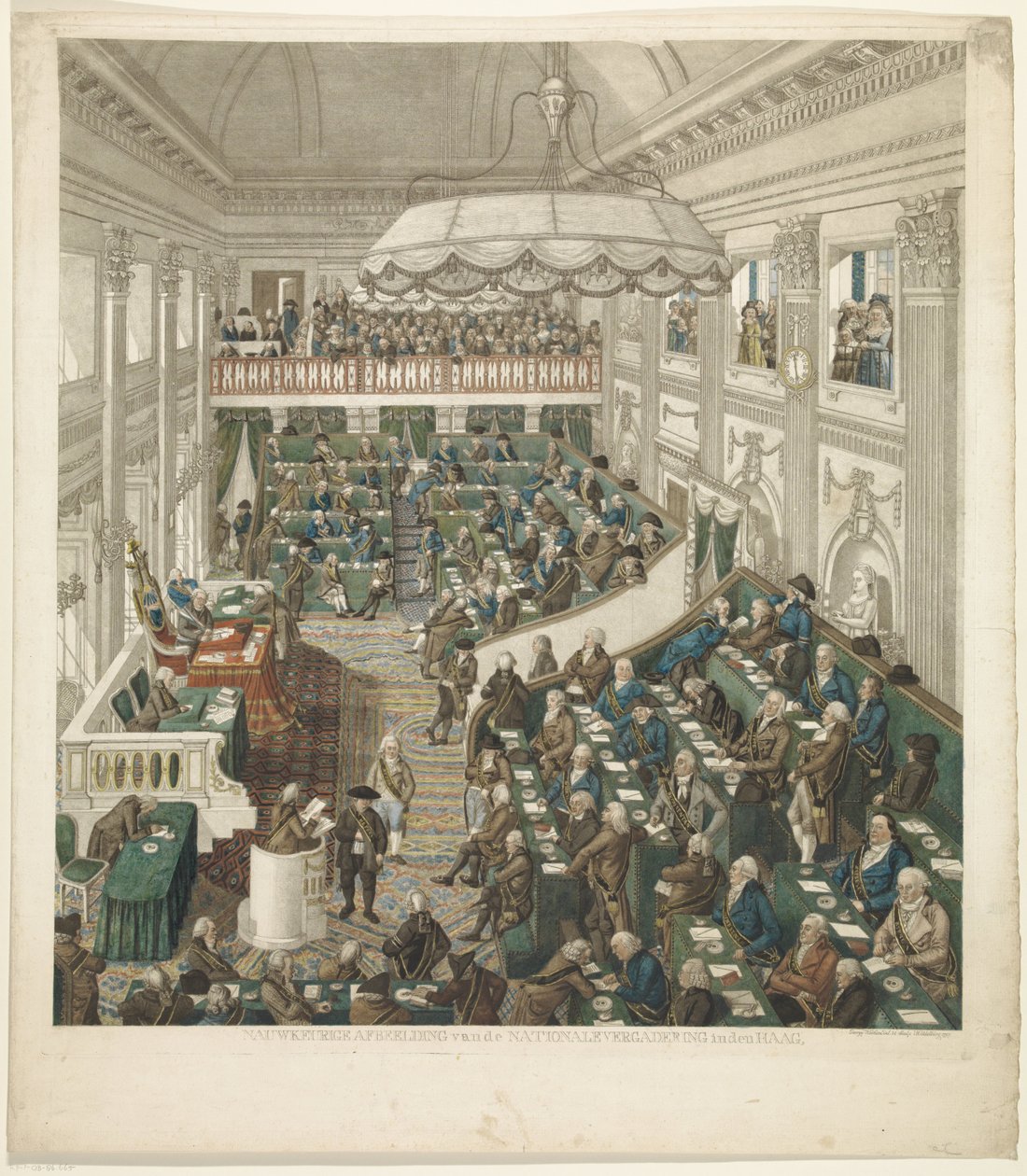 Première Assemblée nationale à La Haye, 1796 - George Kockers