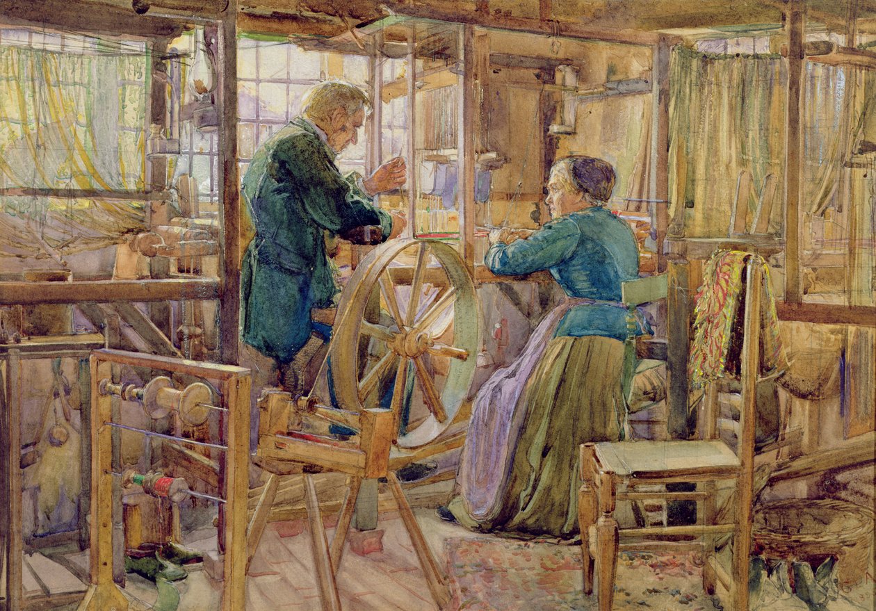 Tisserands, à Coventry, 1895 - George Lilly Anderson