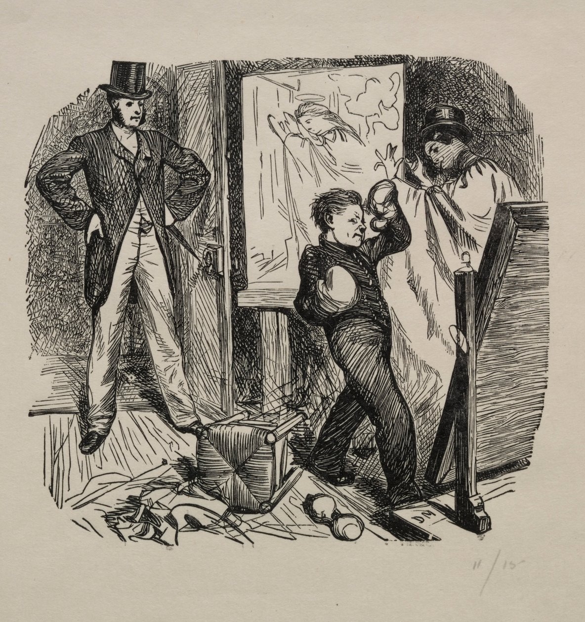 Un Kettledrum à Mayfair, 1862 - George Louis Palmella Busson Du Maurier