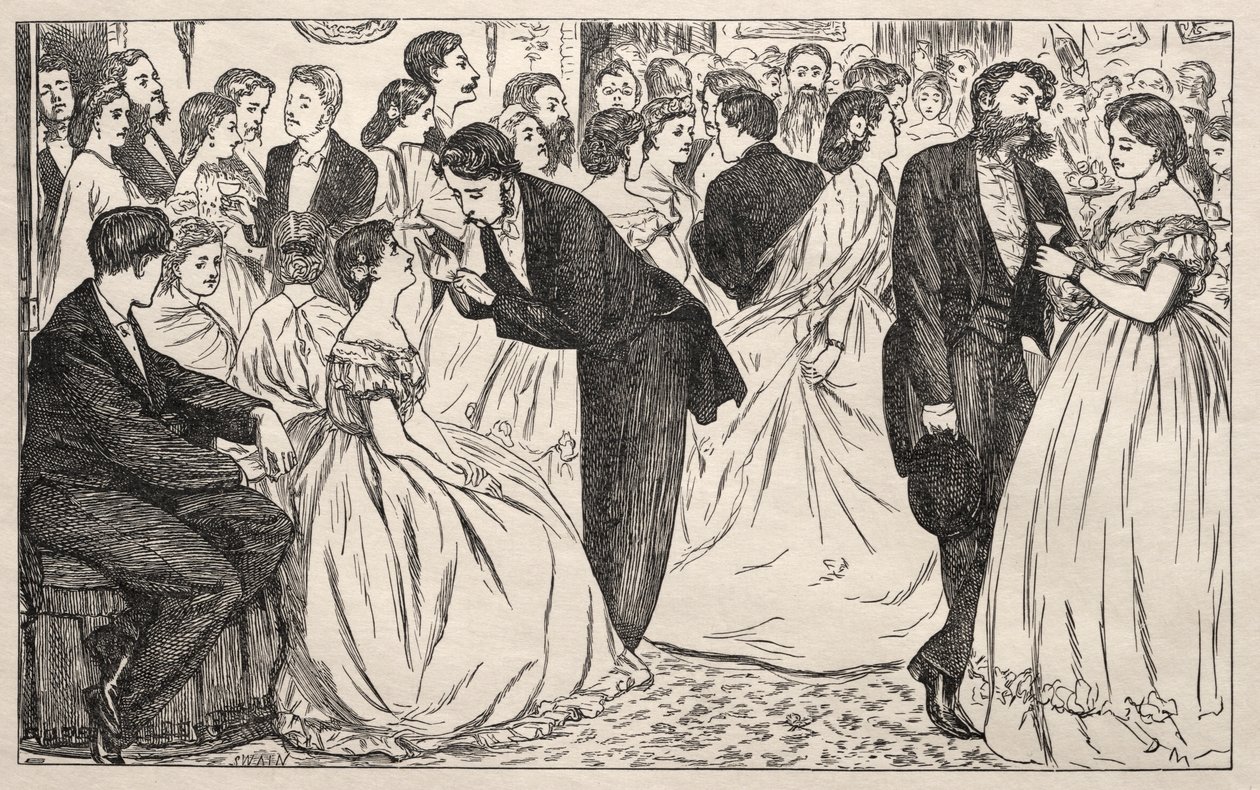 Un petit saut à Harley Street, 1863 - George Louis Palmella Busson Du Maurier