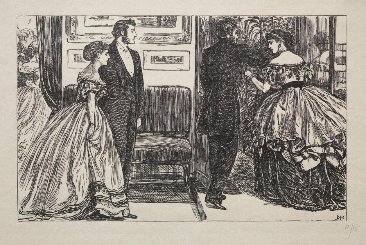La reine de carreau - Comment elle a été gagnée et perdue, 1866 - George Louis Palmella Busson Du Maurier