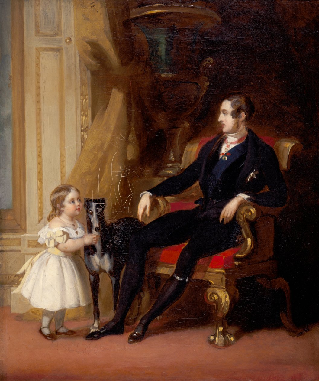 Albert, prince consort avec la princesse Victoria et Eos - George Lucas