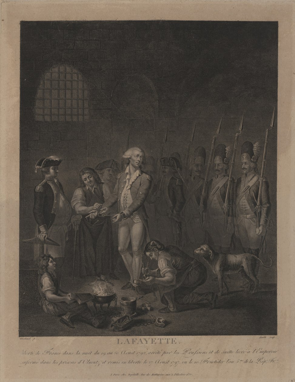 Lafayette en prison à Olmütz - George Morland
