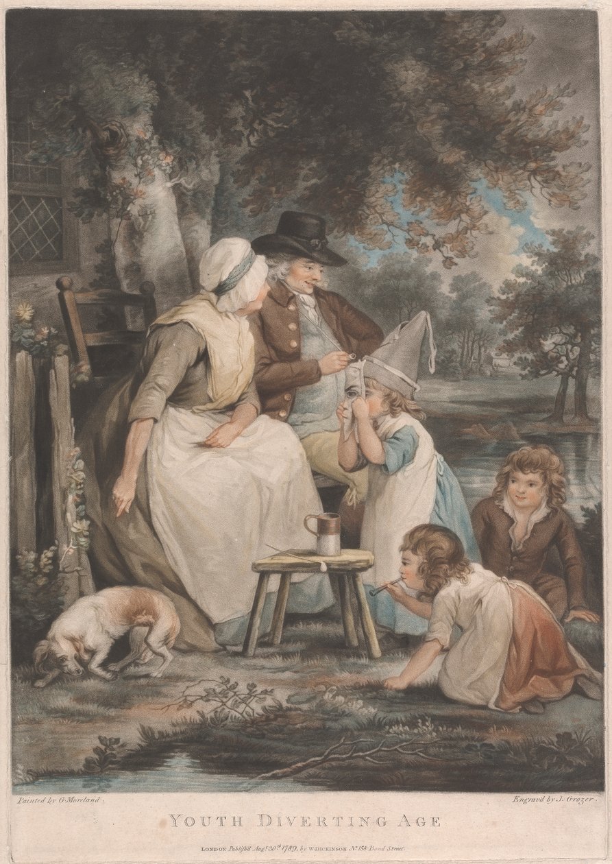 La jeunesse divertissant la vieillesse - George Morland