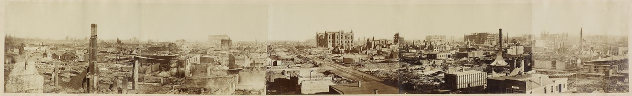 Sans titre (Chicago après le grand incendie de Chicago) - George N. (attr.to) Barnard