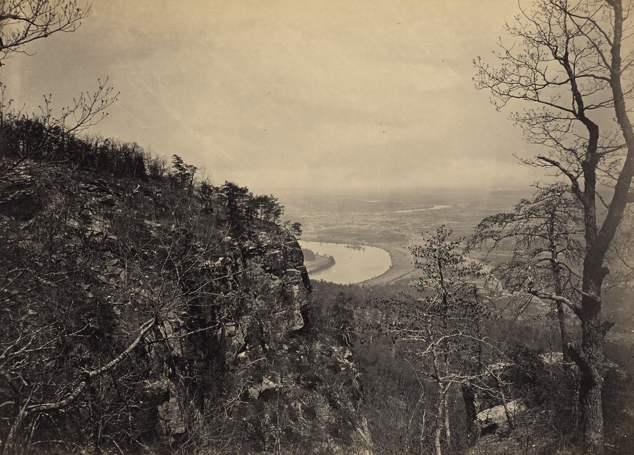 Vallée de Chattanooga depuis Lookout Mountain, no 2 - George N. Barnard