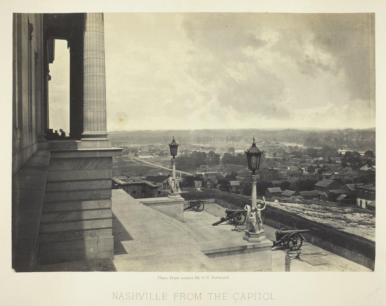 Nashville depuis le Capitole - George N. Barnard