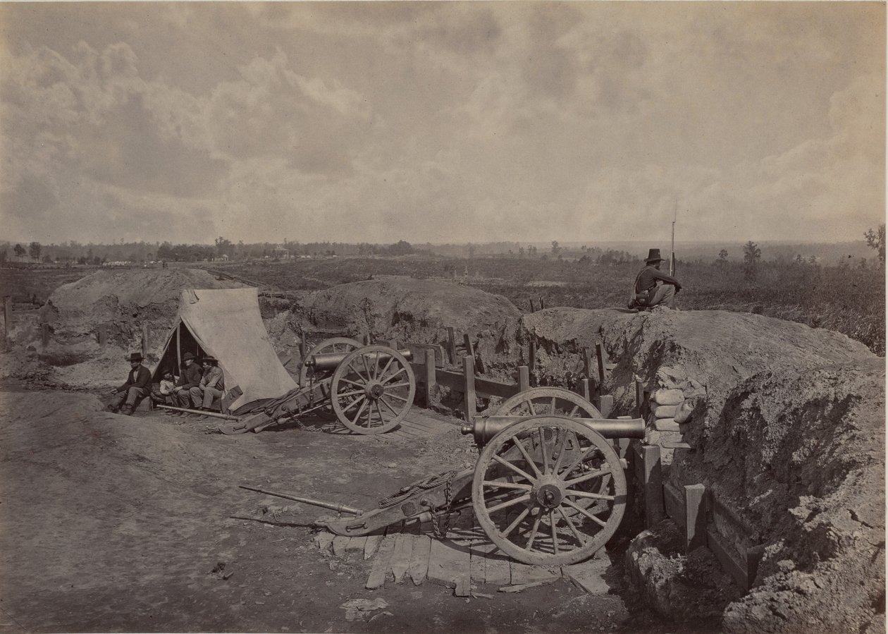 Travaux de Rebel devant Atlanta, Géorgie, n° 4 - George N. Barnard